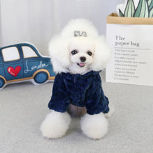 Winter Dog Jumpsuits Pet Puppy Hoodie Jacket Coat 4-Leg Soft Fleece Warm Snowsuit Chihuahua Yorkie Outfits Clothes Apparel
