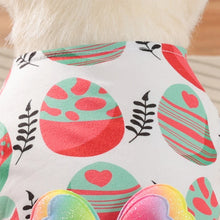 Easter Eggs Dog Dress for Small Dogs Girl Pink Puppy Dresses Dog Clothes Holiday Pet Costume Spring Summer Cat Apparels Cute