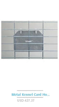 Wooden Corner Dog Crate Furniture Glass Shelves Kennel Pet Indoor CN17 White Brown Display Cabinet Safe Anti-Tip Straps Locks