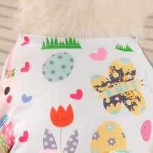Easter Eggs Dog Dress for Small Dogs Girl Pink Puppy Dresses Dog Clothes Holiday Pet Costume Spring Summer Cat Apparels Cute