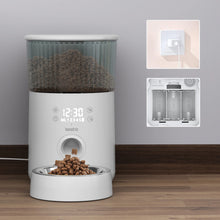 Iseebiz 3L Automatic Pet Feeder With Voice Record Pets Food Bowl For Medium Small Dog Cat LCD Screen Dispensers 4 Times One Day