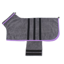 Dog Bathrobe Towel Microfiber Absorbent Beach Towel For Medium Small Dogs Cats Fast Dry Coat Absorbent Pet Nightwear Soft Towel