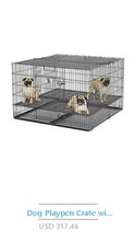 Wooden Corner Dog Crate Furniture Glass Shelves Kennel Pet Indoor CN17 White Brown Display Cabinet Safe Anti-Tip Straps Locks