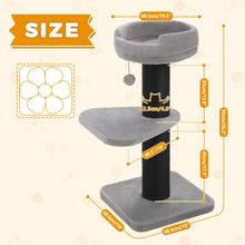 Cat Tree Cat Tower with Super Thick Scratching Post Cat Scratching Post for Large Cats Flower Cat Bed Tall Cat Scratcher Indoor