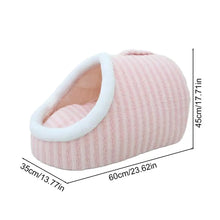Cat Cave For Indoor Cats Medium Large Cats Cave Bed Cozy Slipper For Indoor Pets Cozy Pet Hideaway Bed Cute Covered Cat Bed With
