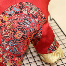Pet Clothes Chinese New Year Dog Tang Suit For Dogs Cheongsam Winter Dog Coat Jacket Traditional Spring Festival Pet Costume