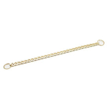 Metal Dogs Training Choke Chain Collars Luxury Pet Dog Collar Gold Chain Collar Necklace for Bulldog Small Medium Dogs