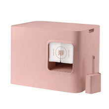 Sugar cube semi-enclosed cat litter box High-value cat litter box Portable large-capacity cat toilet Pet supplies
