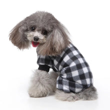 Pet Christmas Pajamas Red Black Buffalo Plaid Jumpsuit Dog Cat Soft Winter Clothes Puppy Doggie Checkered Sweater Apparel