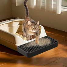 Footboard for Cats Litter Box Keep Room Tidy for Indoor Cats Easy Clean Accessory for Litter Pan Cat Litter Tray Pet Accessories