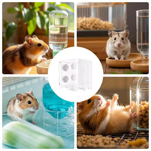 Hamster Water Bottle Stand Transparent Feeder Bracket For Squirrels Leakproof Hamster Water Bottle Magnetic Holder For Small