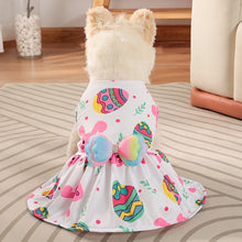 Dog Princess Dress Cute Rabbit Printed Dresses for Small Medium Dogs  Cats Easter Pet Skirt Puppy Chihuahua Teddy Clothes