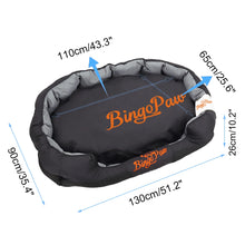 L XL XXL Dog Bed for All Season Pet Calming Sleeping Mat Sofa Pet Kennel Cushion with Removable Cushion  Oxford Cover