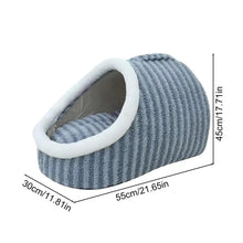 Cat Cave For Indoor Cats Medium Large Cats Cave Bed Cozy Slipper For Indoor Pets Cozy Pet Hideaway Bed Cute Covered Cat Bed With