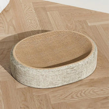 Cat Scratcher Oval Cat Scratch Pad Bowl Nest Multifunctional Pet Sleeping Mat Cat Scratcher Pad Pet Bed Durable Cat Scratcher